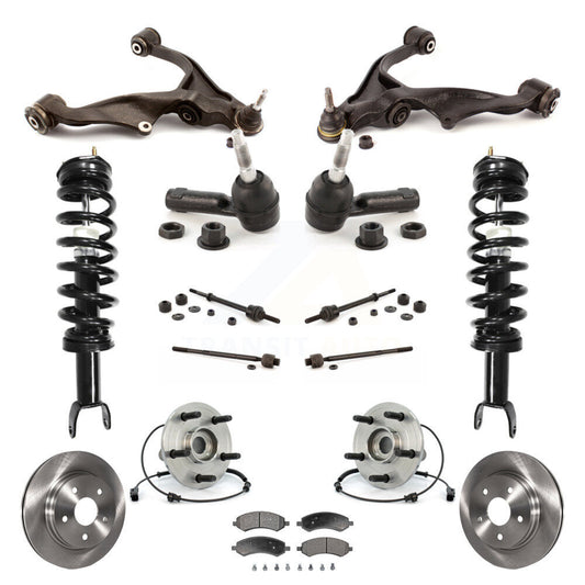 [Avant] Kit d'ensemble de jambe de suspension avec ressort hélicoïdal pour Ram 1500 Dodge Excludes Rear Wheel Drive TRX Models avec Air Ride/Lift 4WD KM-100094