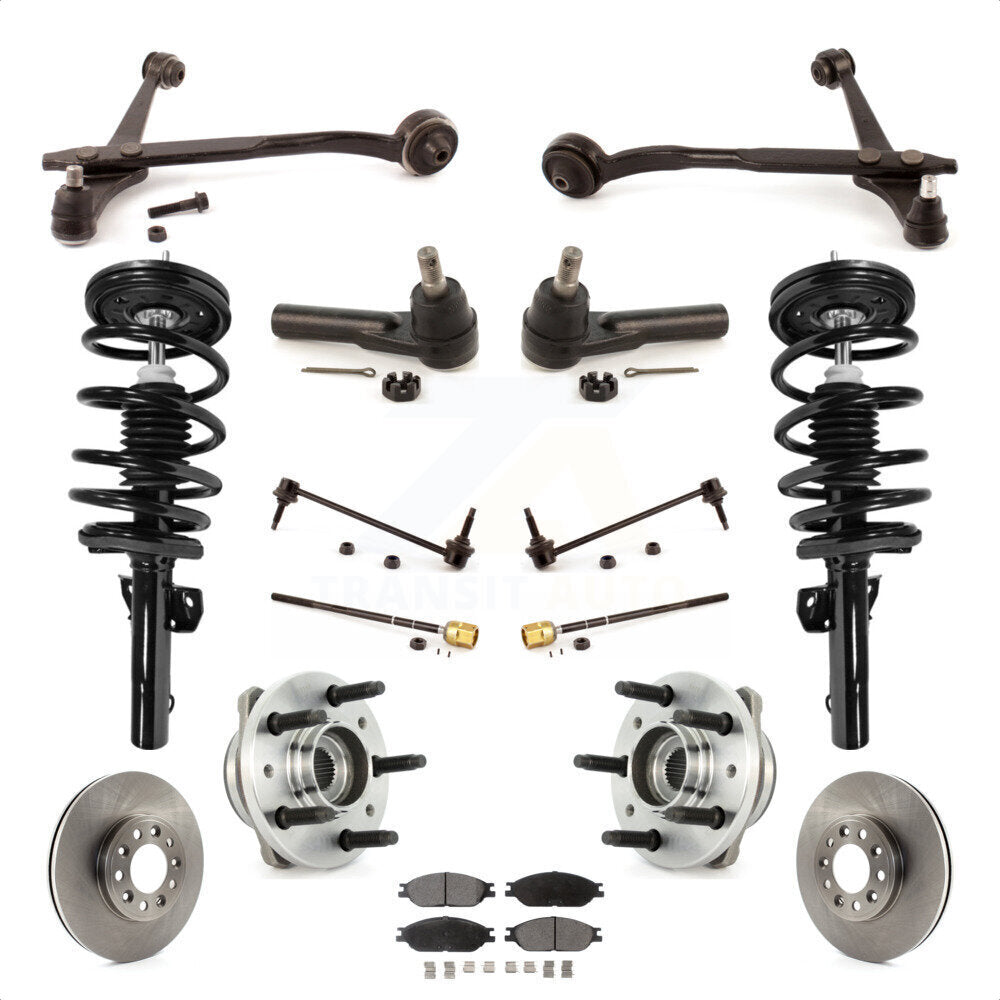 [Avant] Kit d'ensemble de jambe de suspension avec ressort hélicoïdal pour 1999-2003 Ford Windstar Excludes Handivan Models KM-100095 par Transit Auto
