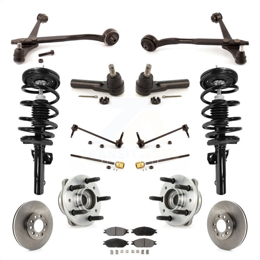 [Avant] Kit d'ensemble de jambe de suspension avec ressort hélicoïdal pour 1999-2003 Ford Windstar Excludes Handivan Models KM-100095 par Transit Auto