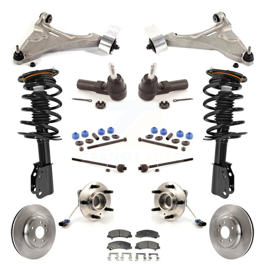 [Avant] Kit d'ensemble de jambe de suspension avec ressort hélicoïdal pour 2006-2011 Buick Lucerne 4.6L Excludes Magnetic Ride KM-100096