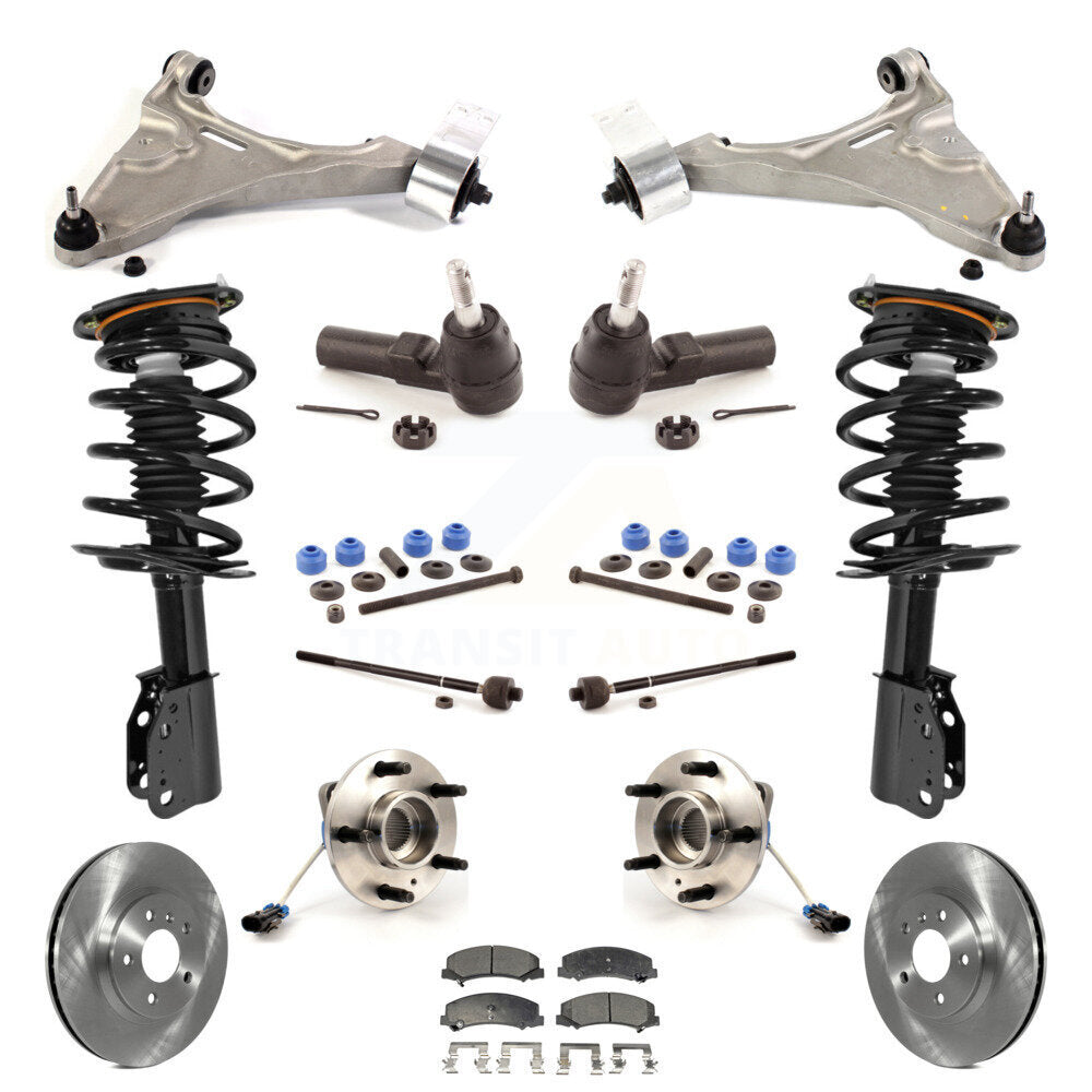 [Avant] Kit d'ensemble de jambe de suspension avec ressort hélicoïdal pour Buick Lucerne Excludes Magnetic Ride KM-100097