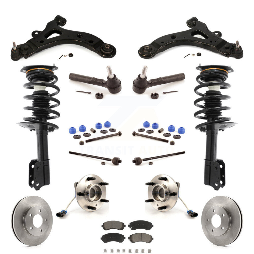 [Avant] Kit d'ensemble de jambe de suspension avec ressort hélicoïdal pour Buick Rendezvous Pontiac Aztek KM-100188