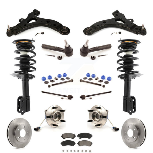 [Avant] Kit d'ensemble de jambe de suspension avec ressort hélicoïdal pour Buick Rendezvous Pontiac Aztek KM-100188