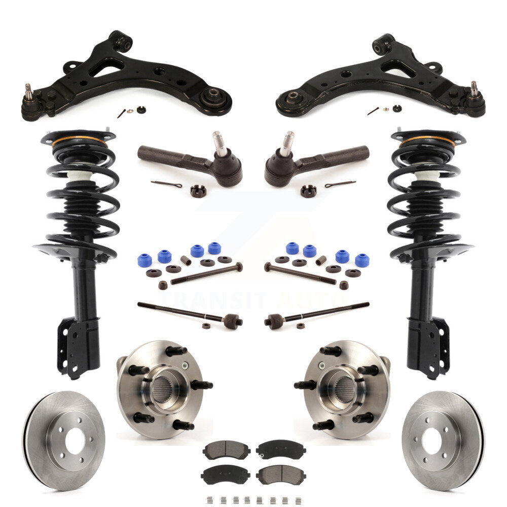 [Avant] Kit d'ensemble de jambe de suspension avec ressort hélicoïdal pour Buick Rendezvous Pontiac Aztek KM-100190