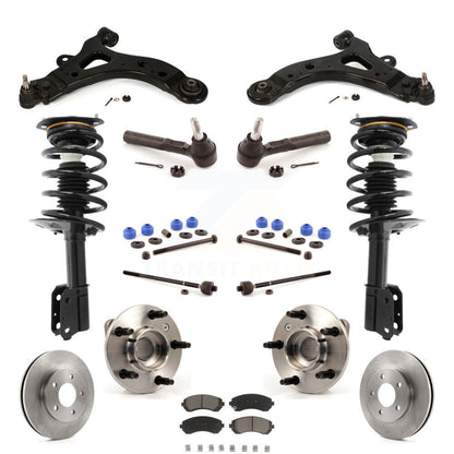 [Avant] Kit d'ensemble de jambe de suspension avec ressort hélicoïdal pour Buick Rendezvous Pontiac Aztek KM-100190