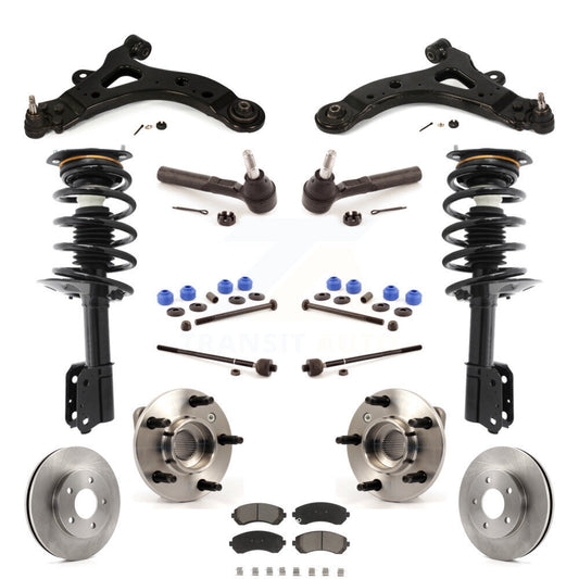 [Avant] Kit d'ensemble de jambe de suspension avec ressort hélicoïdal pour Buick Rendezvous Pontiac Aztek KM-100190