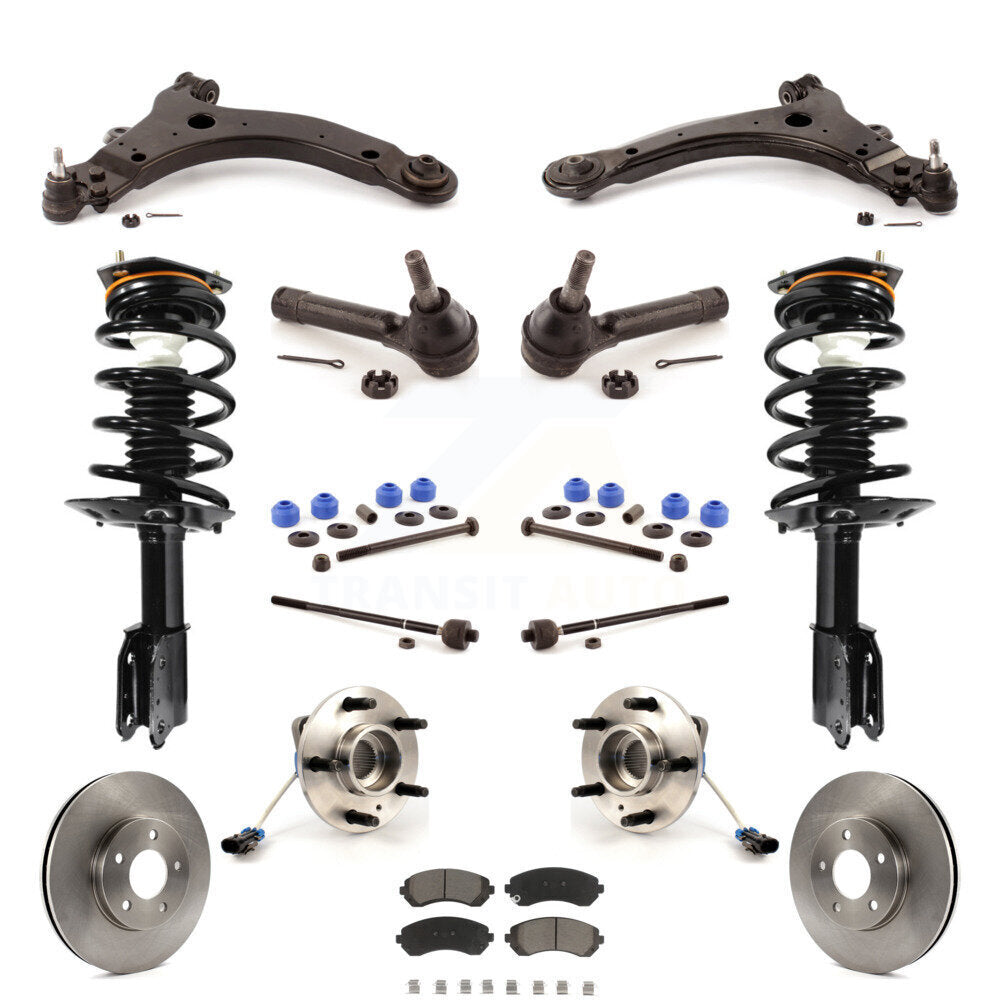 [Avant] Kit d'ensemble de jambe de suspension avec ressort hélicoïdal pour 2002-2004 Chevrolet Venture Pontiac Montana Oldsmobile Silhouette AWD KM-100192