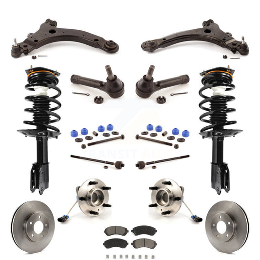 [Avant] Kit d'ensemble de jambe de suspension avec ressort hélicoïdal pour 2002-2004 Chevrolet Venture Pontiac Montana Oldsmobile Silhouette AWD KM-100192