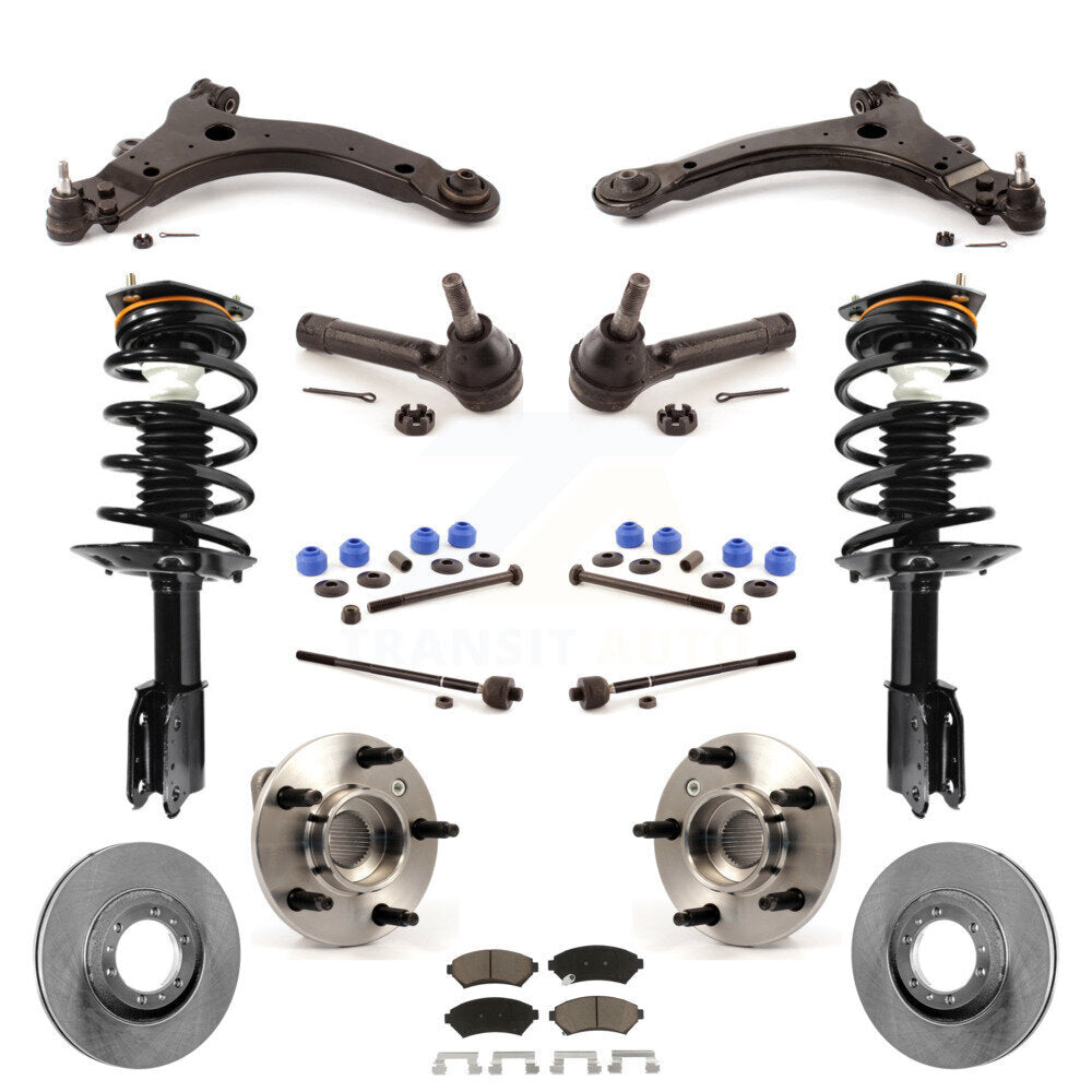 [Avant] Kit d'ensemble de jambe de suspension avec ressort hélicoïdal pour Chevrolet Venture Pontiac Montana KM-100196