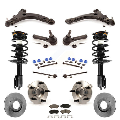 [Avant] Kit d'ensemble de jambe de suspension avec ressort hélicoïdal pour Chevrolet Venture Pontiac Montana KM-100196