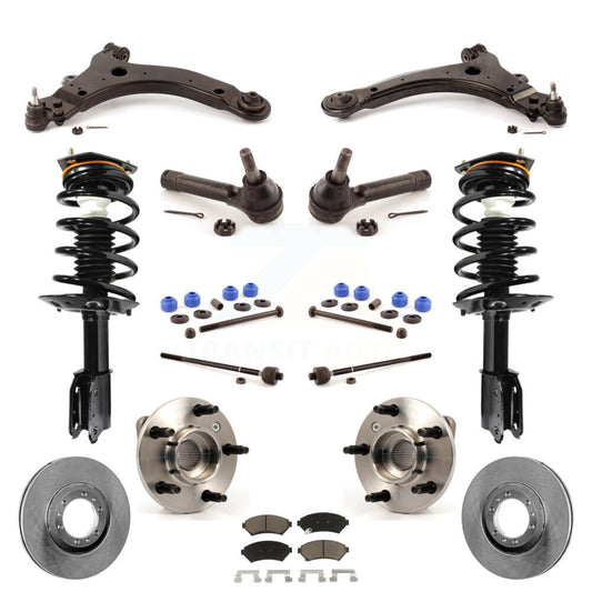 [Avant] Kit d'ensemble de jambe de suspension avec ressort hélicoïdal pour Chevrolet Venture Pontiac Montana KM-100196