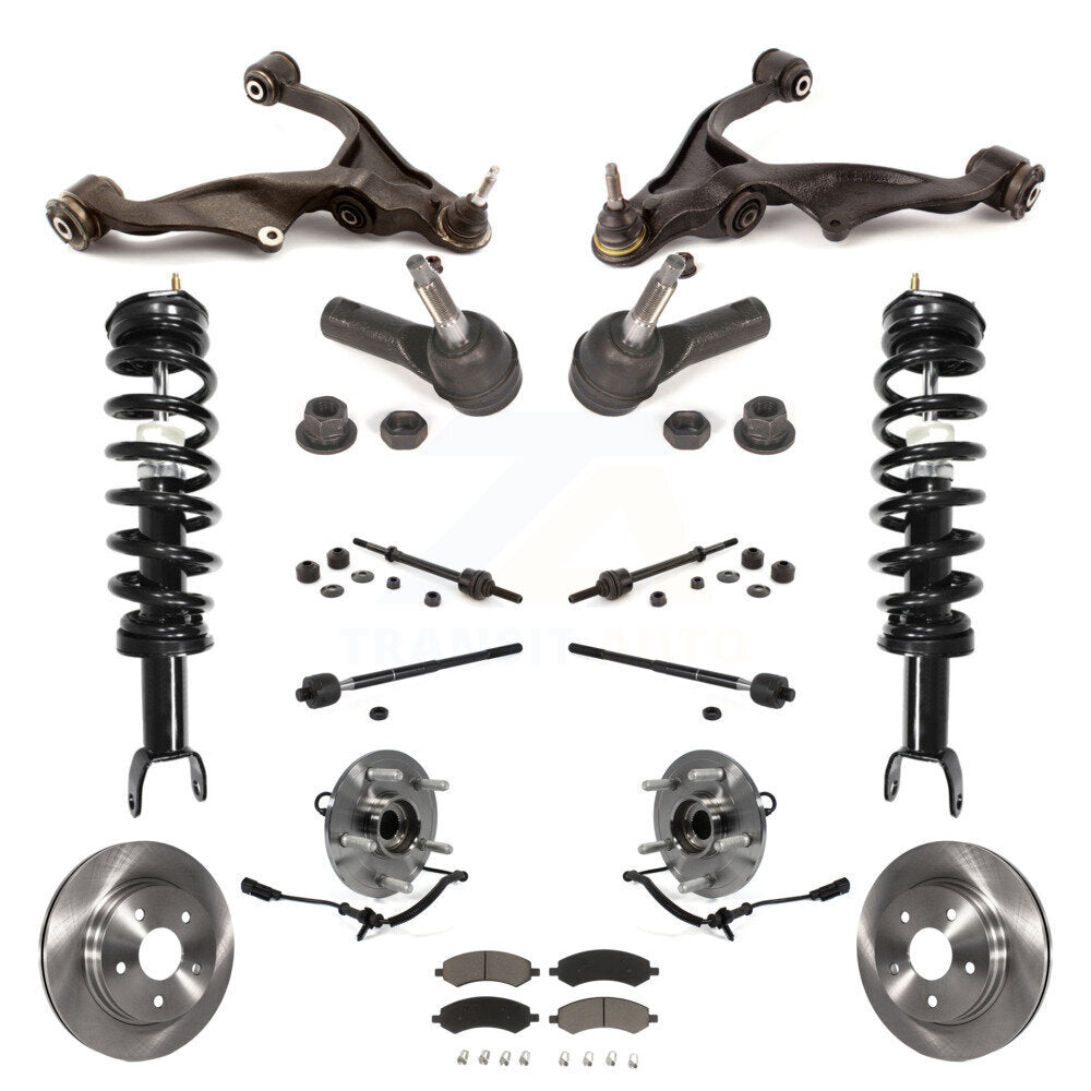 [Avant] Kit d'ensemble de jambe de suspension avec ressort hélicoïdal pour Ram 1500 Classic Excludes Rear Wheel Drive TRX Models avec Air Ride/Lift 4WD KM-100198