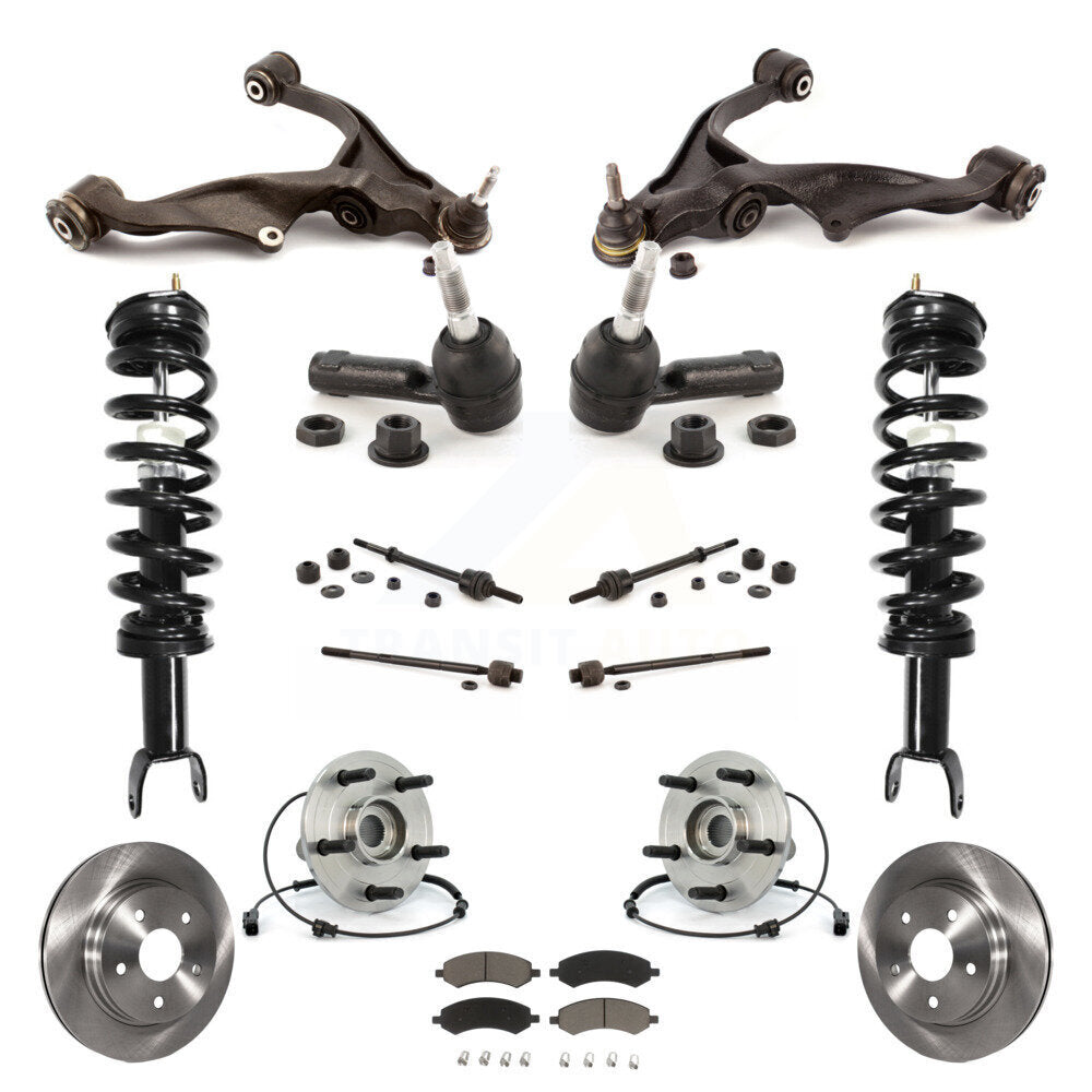 [Avant] Kit d'ensemble de jambe de suspension avec ressort hélicoïdal pour Ram 1500 Dodge Excludes Rear Wheel Drive TRX Models avec Air Ride/Lift 4WD KM-100199