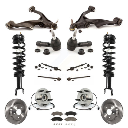 [Avant] Kit d'ensemble de jambe de suspension avec ressort hélicoïdal pour Ram 1500 Dodge Excludes Rear Wheel Drive TRX Models avec Air Ride/Lift 4WD KM-100199