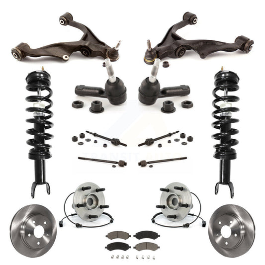 [Avant] Kit d'ensemble de jambe de suspension avec ressort hélicoïdal pour Ram 1500 Dodge Excludes Rear Wheel Drive TRX Models avec Air Ride/Lift 4WD KM-100199