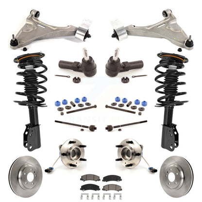 [Avant] Kit d'ensemble de jambe de suspension avec ressort hélicoïdal pour 2006-2011 Buick Lucerne 4.6L Excludes Magnetic Ride KM-100200