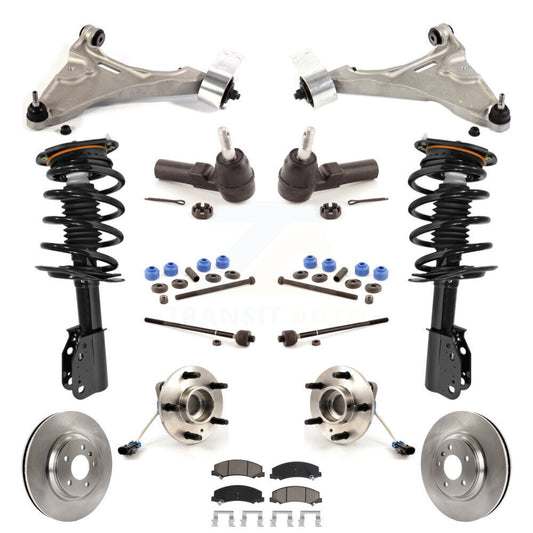 [Avant] Kit d'ensemble de jambe de suspension avec ressort hélicoïdal pour 2006-2011 Buick Lucerne 4.6L Excludes Magnetic Ride KM-100200