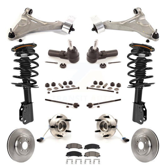 [Avant] Kit d'ensemble de jambe de suspension avec ressort hélicoïdal pour 2006-2011 Buick Lucerne 4.6L Excludes Magnetic Ride KM-100201