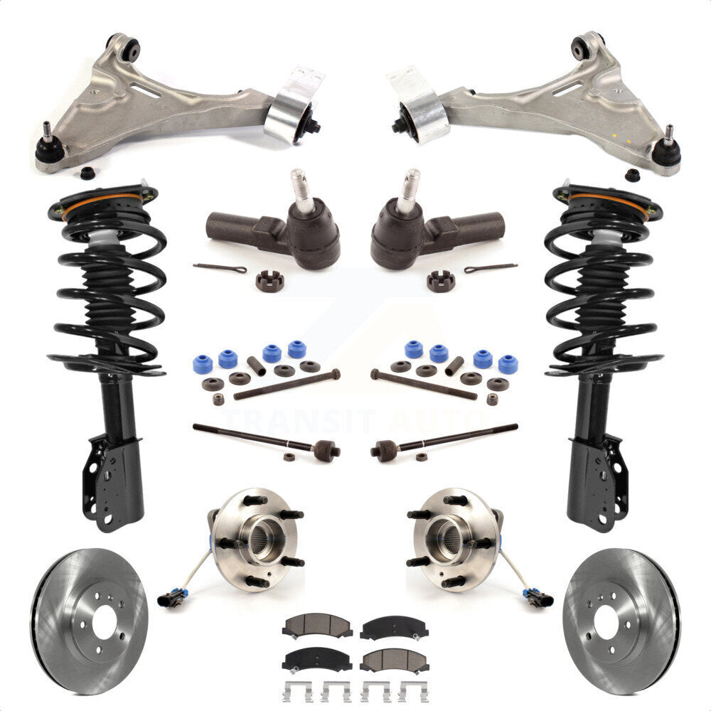 [Avant] Kit d'ensemble de jambe de suspension avec ressort hélicoïdal pour Buick Lucerne Excludes Magnetic Ride KM-100202 par Transit Auto