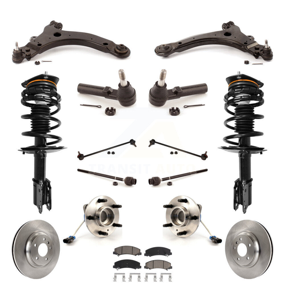 [Avant] Kit d'ensemble de jambe de suspension avec ressort hélicoïdal pour Buick LaCrosse Allure Excludes 17" 18" Wheels Police Taxi Models KM-100204