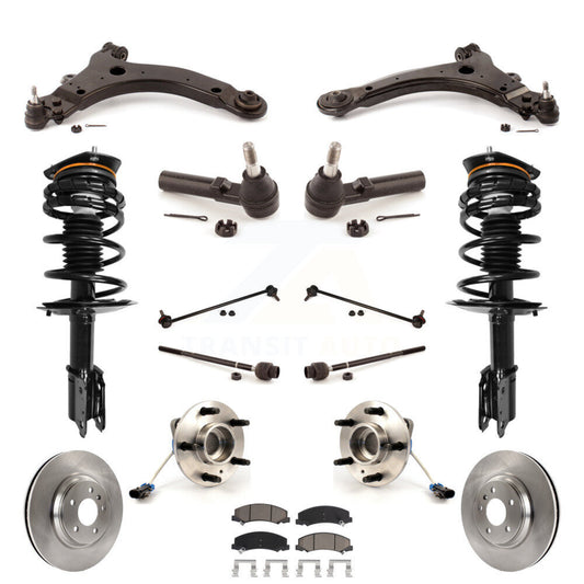 [Avant] Kit d'ensemble de jambe de suspension avec ressort hélicoïdal pour Buick LaCrosse Allure Excludes 17" 18" Wheels Police Taxi Models KM-100204