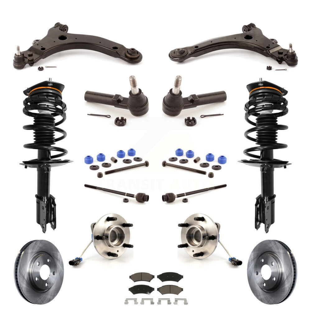 [Avant] Kit d'ensemble de jambe de suspension avec ressort hélicoïdal pour Buick LaCrosse Allure Excludes 17" 18" Wheels Police Taxi Models KM-100205