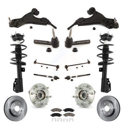 [Avant] Kit d'ensemble de jambe de suspension avec ressort hélicoïdal pour Chevrolet Traverse GMC Acadia Buick Enclave Limited KM-100208