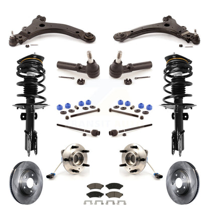 [Avant] Kit d'ensemble de jambe de suspension avec ressort hélicoïdal pour 2005-2008 Pontiac Grand Prix 3.8L avec 4-Wheel ABS avec 34mm Diameter Bar KM-100219