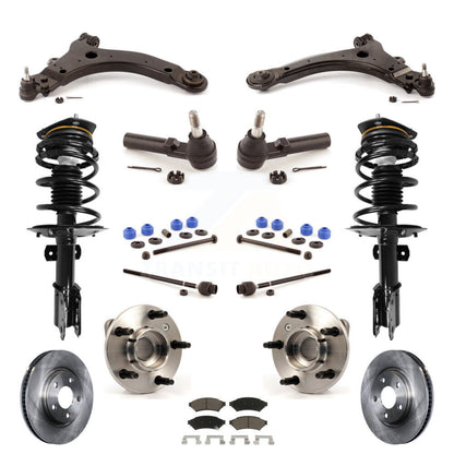 [Avant] Kit d'ensemble de jambe de suspension avec ressort hélicoïdal pour 2005-2008 Pontiac Grand Prix 3.8L avec Non-ABS avec 34mm Diameter Bar KM-100222