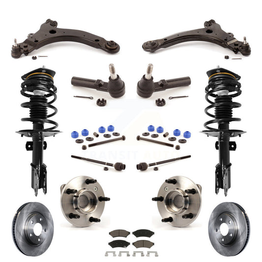 [Avant] Kit d'ensemble de jambe de suspension avec ressort hélicoïdal pour 2005-2008 Pontiac Grand Prix 3.8L avec Non-ABS avec 34mm Diameter Bar KM-100222