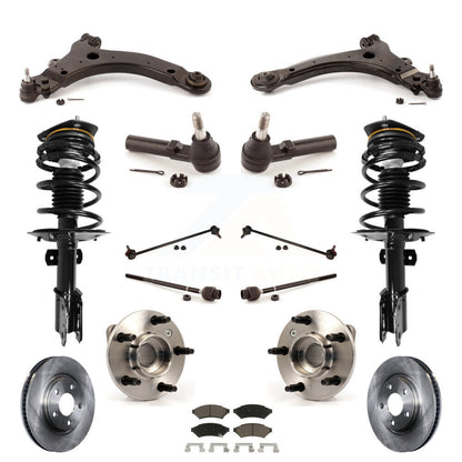 [Avant] Kit d'ensemble de jambe de suspension avec ressort hélicoïdal pour Pontiac Grand Prix 3.8L avec Non-ABS KM-100223