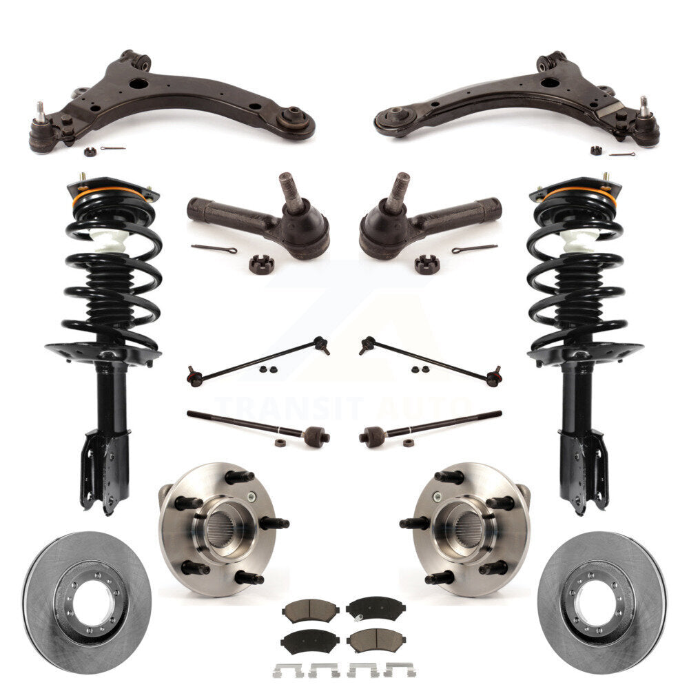[Avant] Kit d'ensemble de jambe de suspension avec ressort hélicoïdal pour 2005 Pontiac Montana Base avec FWD Non-ABS KM-100230