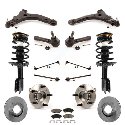 [Avant] Kit d'ensemble de jambe de suspension avec ressort hélicoïdal pour 2005 Pontiac Montana Base avec FWD Non-ABS KM-100230