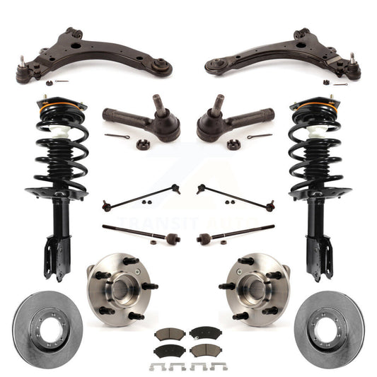 [Avant] Kit d'ensemble de jambe de suspension avec ressort hélicoïdal pour 2005 Pontiac Montana Base avec FWD Non-ABS KM-100230