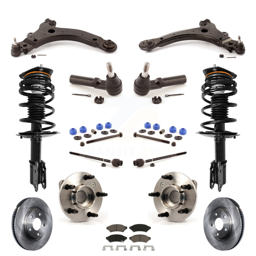 [Avant] Kit d'ensemble de jambe de suspension avec ressort hélicoïdal pour 2005 Buick LaCrosse Allure Excludes 17" 18" Wheels Police Taxi Models Non-ABS KM-100231