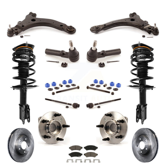 [Avant] Kit d'ensemble de jambe de suspension avec ressort hélicoïdal pour 2005 Buick LaCrosse Allure Excludes 17" 18" Wheels Police Taxi Models Non-ABS KM-100231