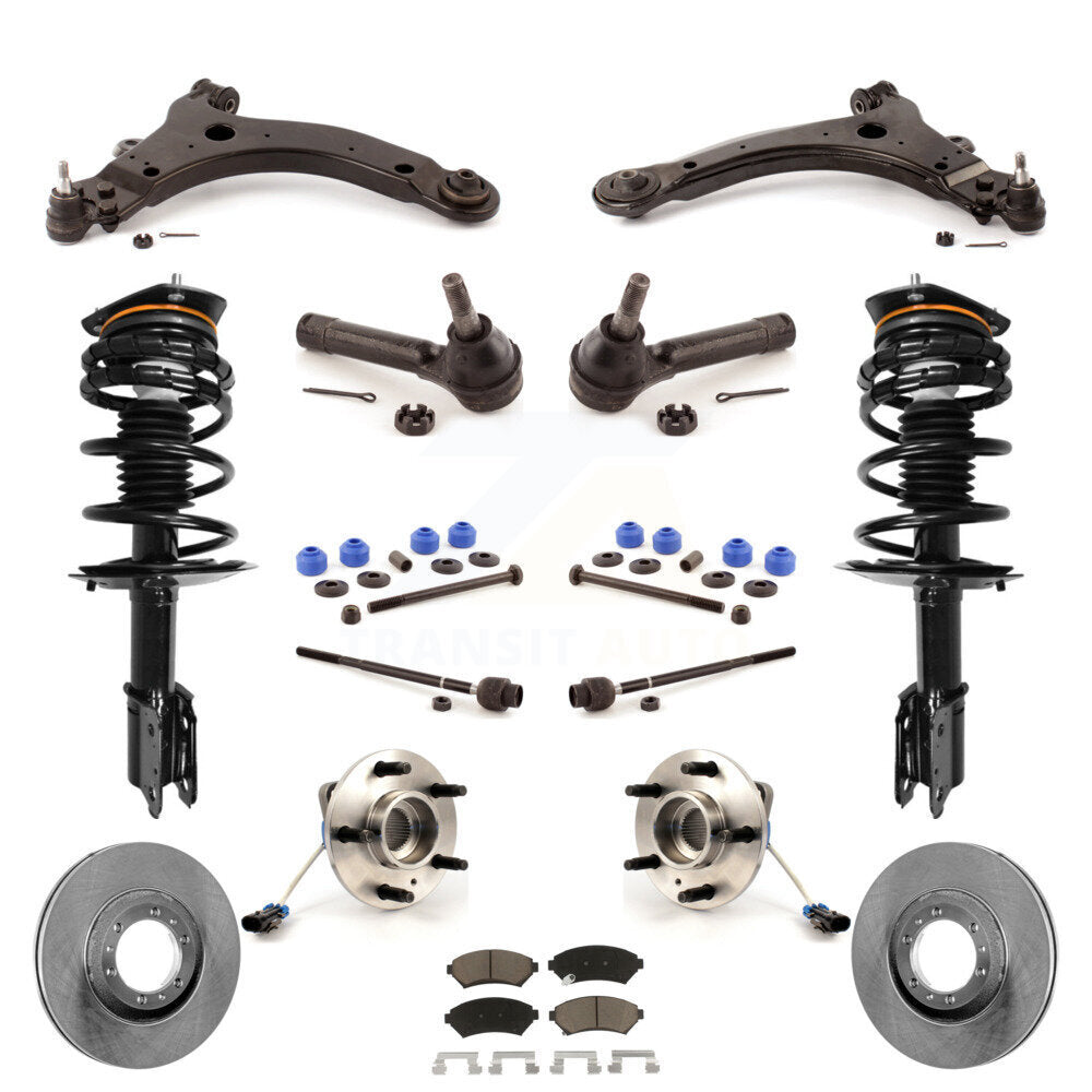 [Avant] Kit d'ensemble de jambe de suspension avec ressort hélicoïdal pour Pontiac Grand Prix Excludes 17" 18" Wheels Police Taxi Models KM-100233