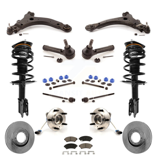 [Avant] Kit d'ensemble de jambe de suspension avec ressort hélicoïdal pour Pontiac Grand Prix Excludes 17" 18" Wheels Police Taxi Models KM-100233