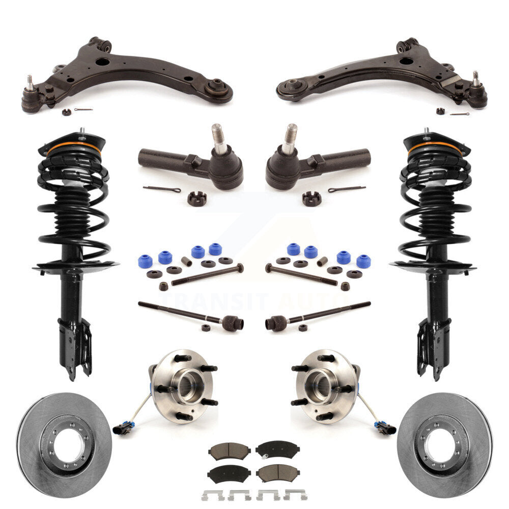 [Avant] Kit d'ensemble de jambe de suspension avec ressort hélicoïdal pour Buick Century Regal Excludes 17" 18" Wheels Police Taxi Models KM-100235