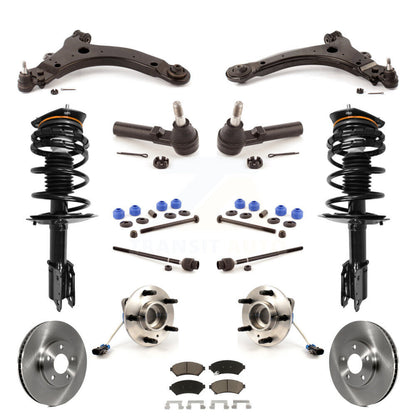 [Avant] Kit d'ensemble de jambe de suspension avec ressort hélicoïdal pour Chevrolet Monte Carlo Excludes 17" 18" Wheels Police Taxi Models KM-100245