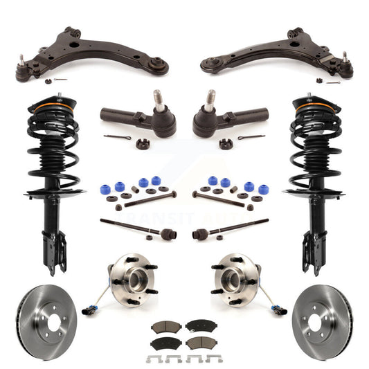 [Avant] Kit d'ensemble de jambe de suspension avec ressort hélicoïdal pour Chevrolet Monte Carlo Excludes 17" 18" Wheels Police Taxi Models KM-100245