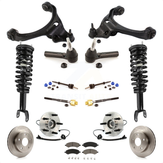 [Avant] Kit d'ensemble de jambe de suspension avec ressort hélicoïdal pour Dodge Dakota Mitsubishi Raider Excludes Rear Wheel Drive TRX Lift Kits 4WD avec 4-Wheel ABS KM-100250 par Transit Auto
