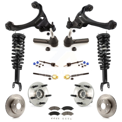 [Avant] Kit d'ensemble de jambe de suspension avec ressort hélicoïdal pour Dodge Dakota Mitsubishi Raider Excludes Rear Wheel Drive TRX Lift Kits 4WD avec 2-Wheel ABS KM-100252