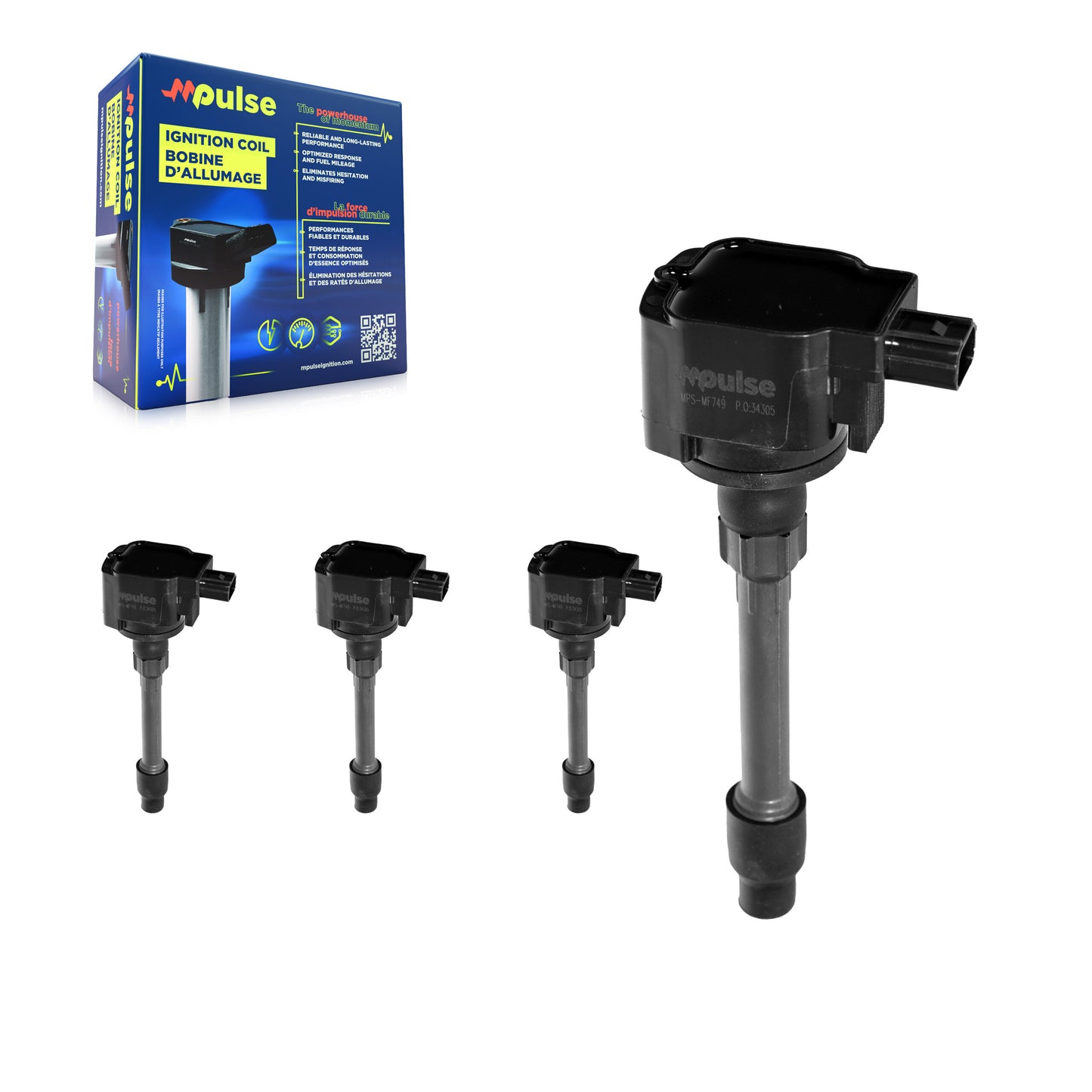 Bobine allumage pour Honda Civic Fit KMP-100544