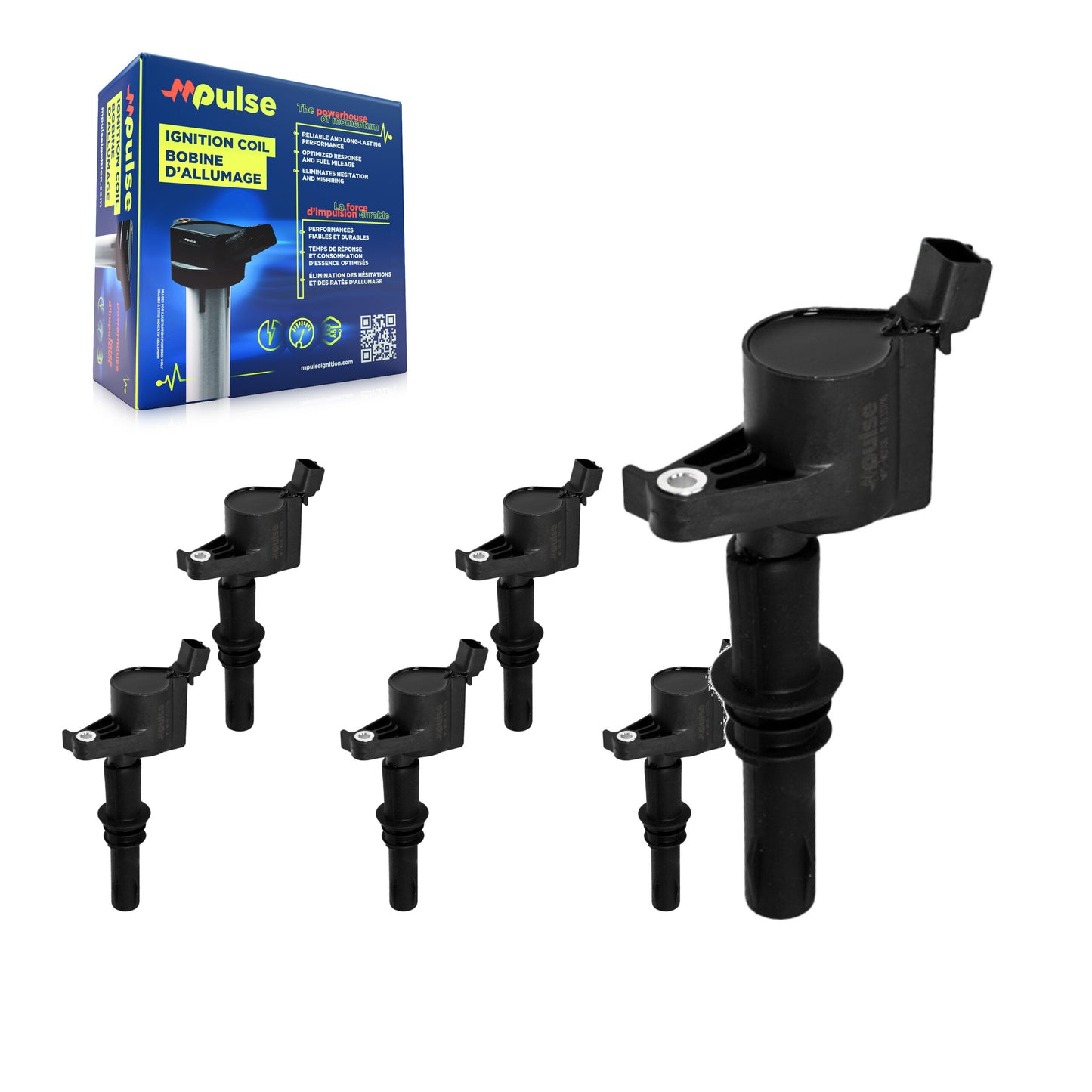 Bobine allumage pour Ford F-150 F-350 Super Duty Mustang F-250 Explorer Sport Trac KMP-101019