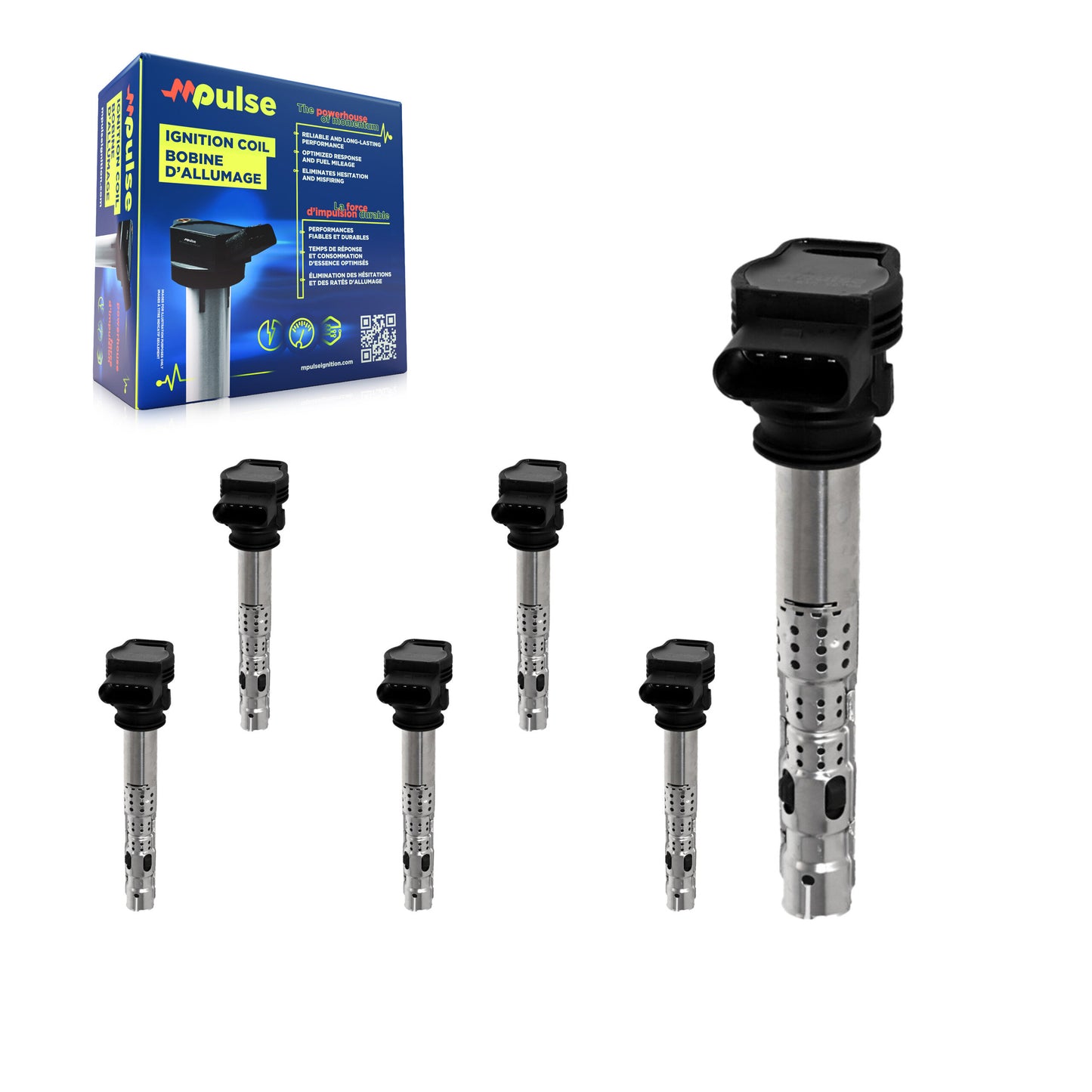 Bobine allumage pour Volkswagen Jetta Audi Tiguan Q5 A4 Quattro Passat Golf Beetle KMP-101054