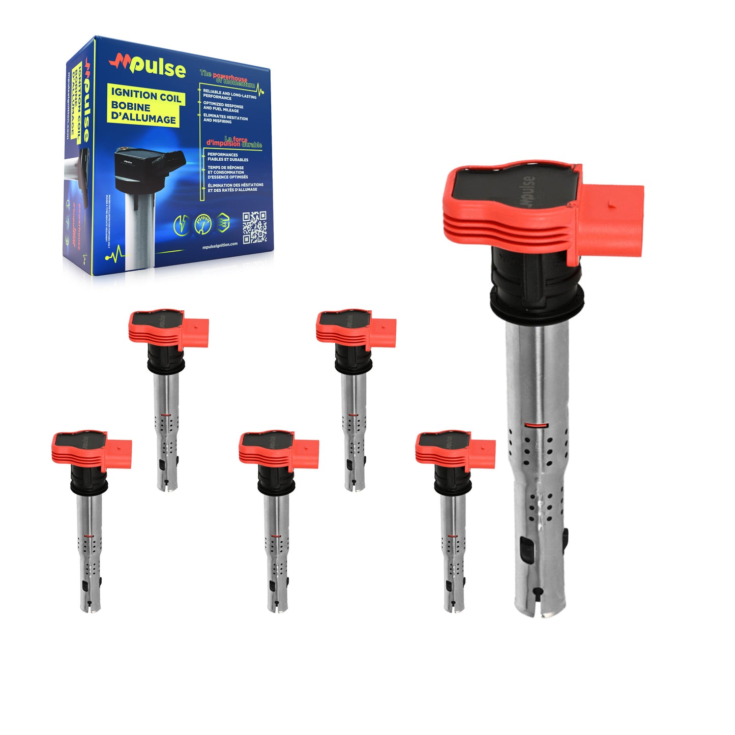 Bobine allumage pour Audi Q5 Q7 A4 Quattro Porsche Cayenne Volkswagen Touareg A6 S4 KMP-101071