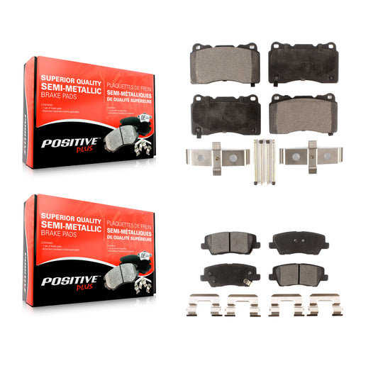[Avant + Arrière] Kit de plaquette (semi-métallique) de frein pour Cadillac ATS CTS KPF-100009