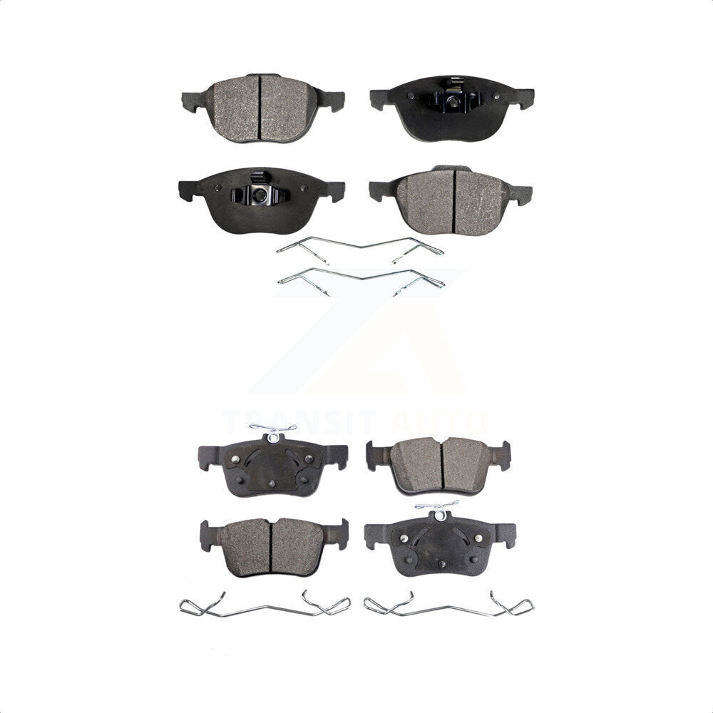 [Avant + Arrière] Kit de plaquette (semi-métallique) de frein pour Ford Escape KPF-100023 par Positive Plus