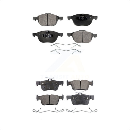 [Avant + Arrière] Kit de plaquette (semi-métallique) de frein pour Ford Escape KPF-100023 par Positive Plus